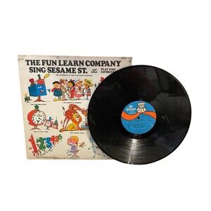 The Fun Learn Company Sing Sesame Street Vinyl Record